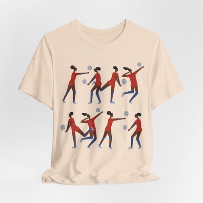 Volleyball Girls Shirt - Afrocentric Art by The Trini Gee