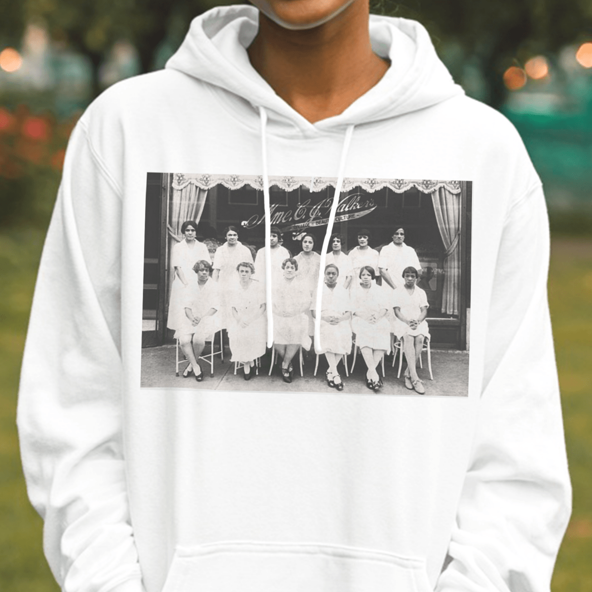 Walker Beauty School Hoodie - Afrocentric Art by The Trini Gee