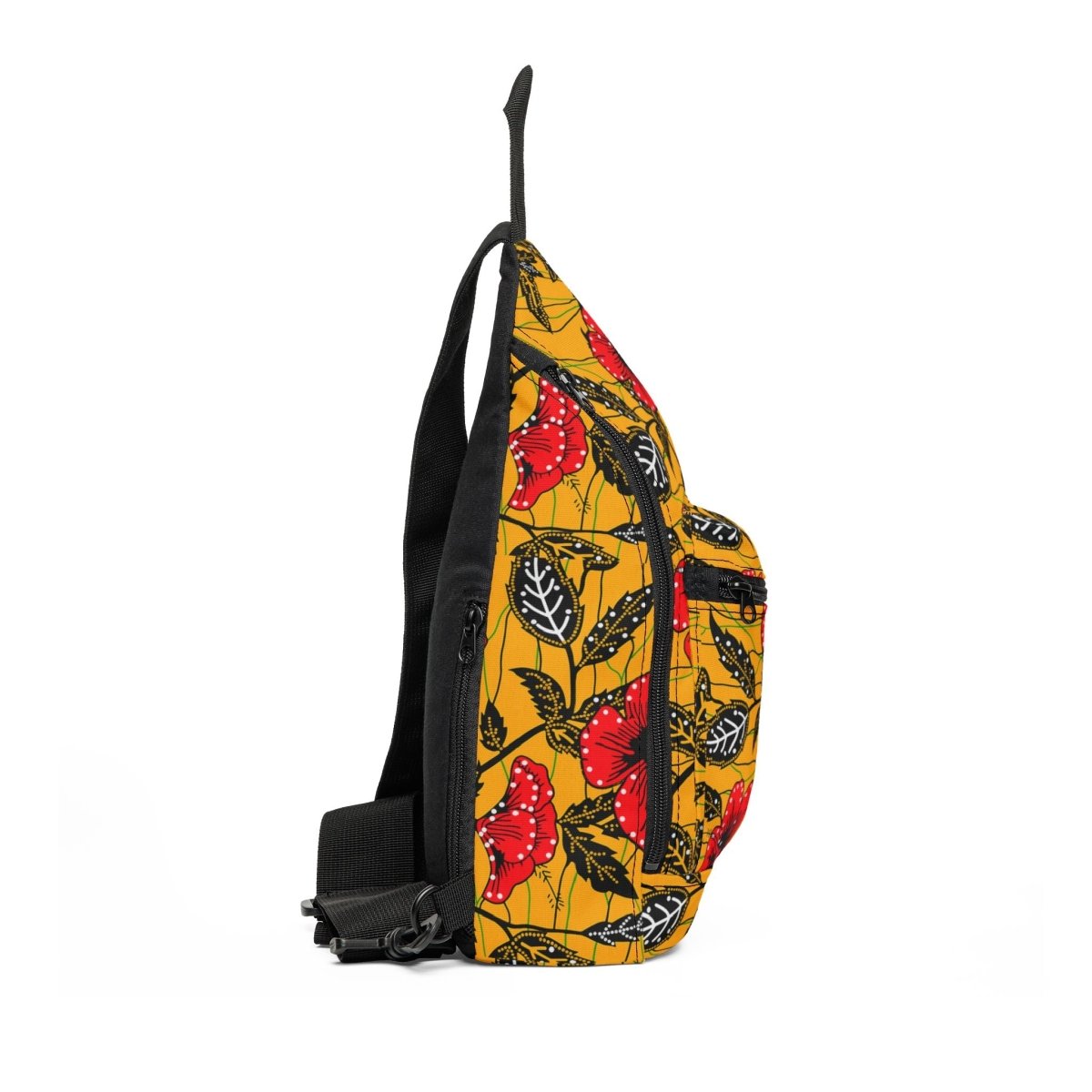 Wax Print Sling Bag - Afrocentric Art by The Trini Gee