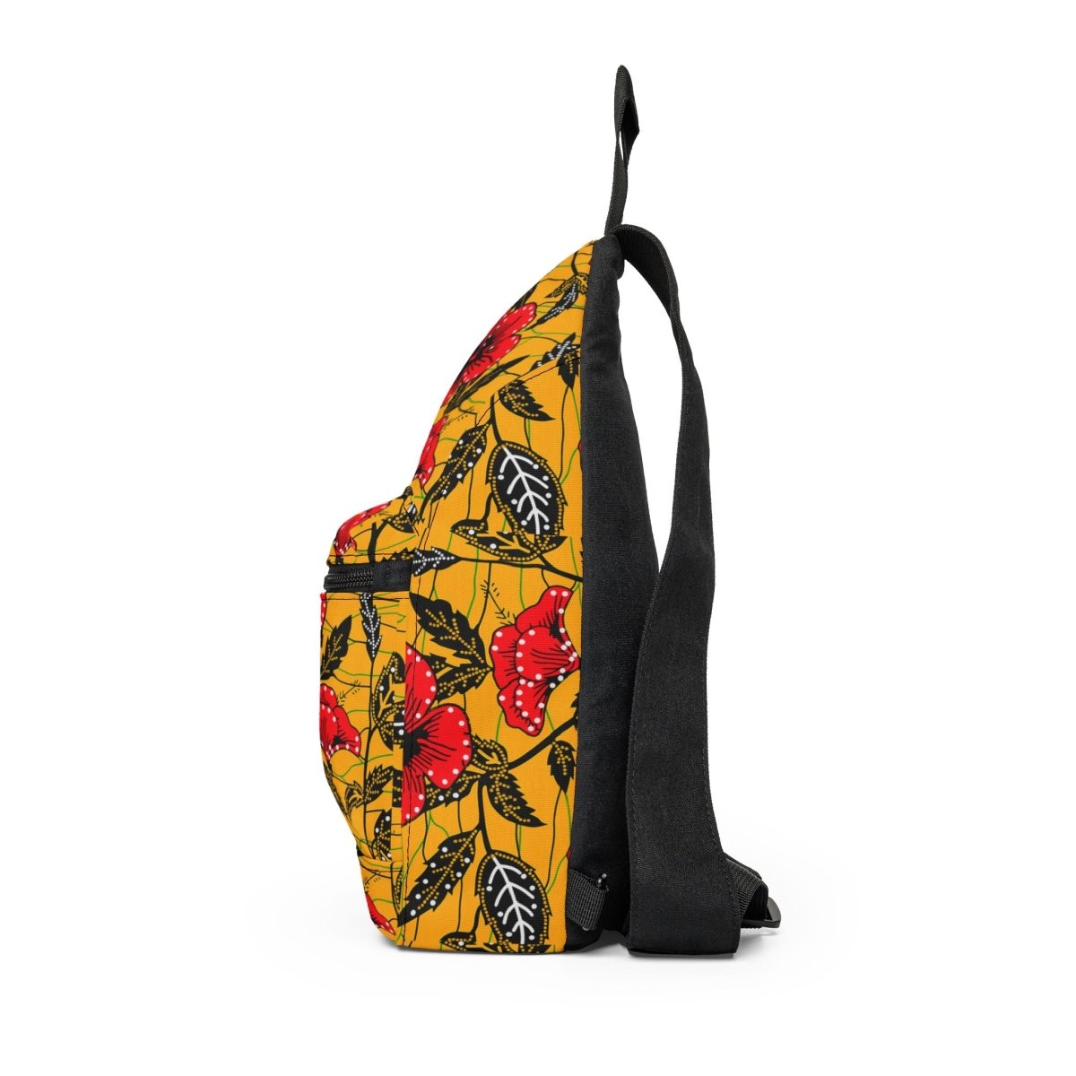 Wax Print Sling Bag - Afrocentric Art by The Trini Gee