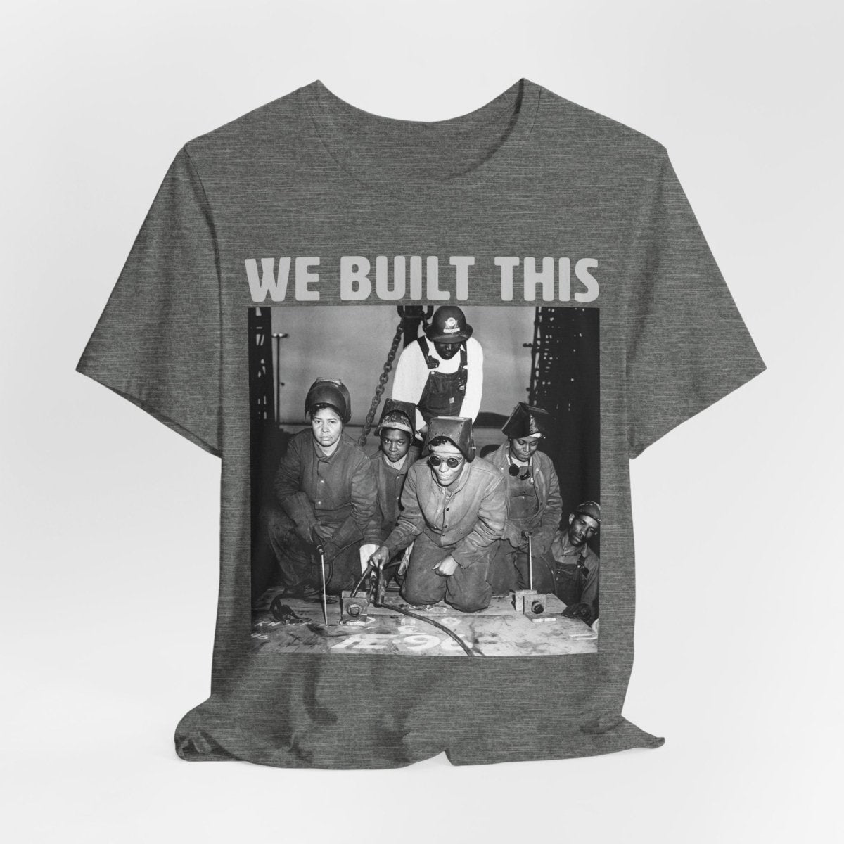 We Built This Shirt - Afrocentric Art by The Trini Gee
