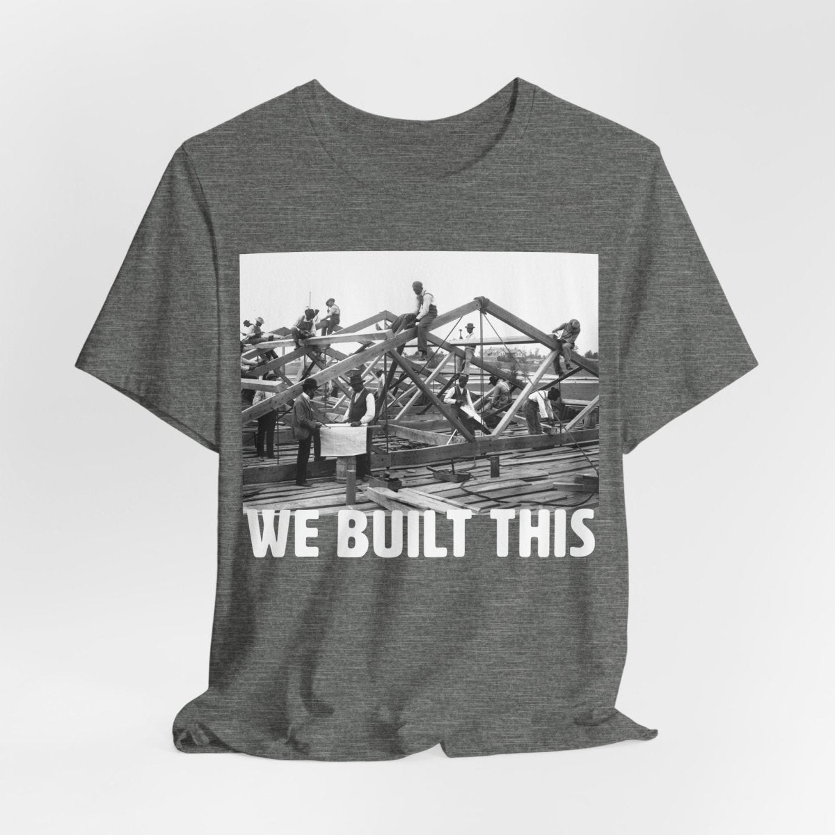 We Built This Shirt - Afrocentric Art by The Trini Gee