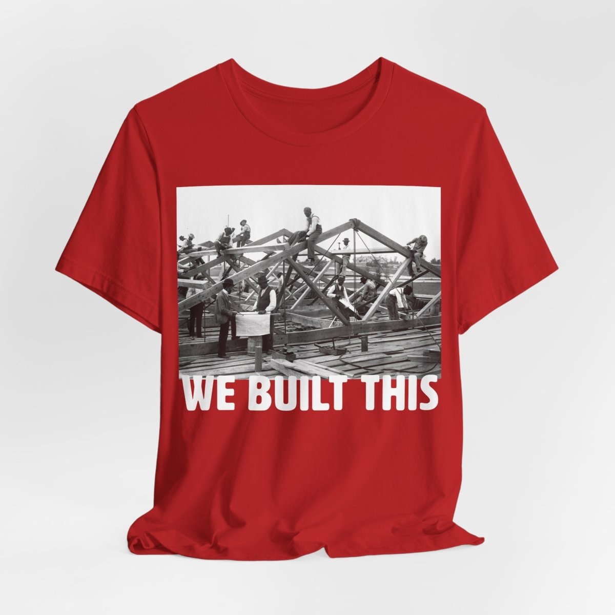 We Built This Shirt - Afrocentric Art by The Trini Gee