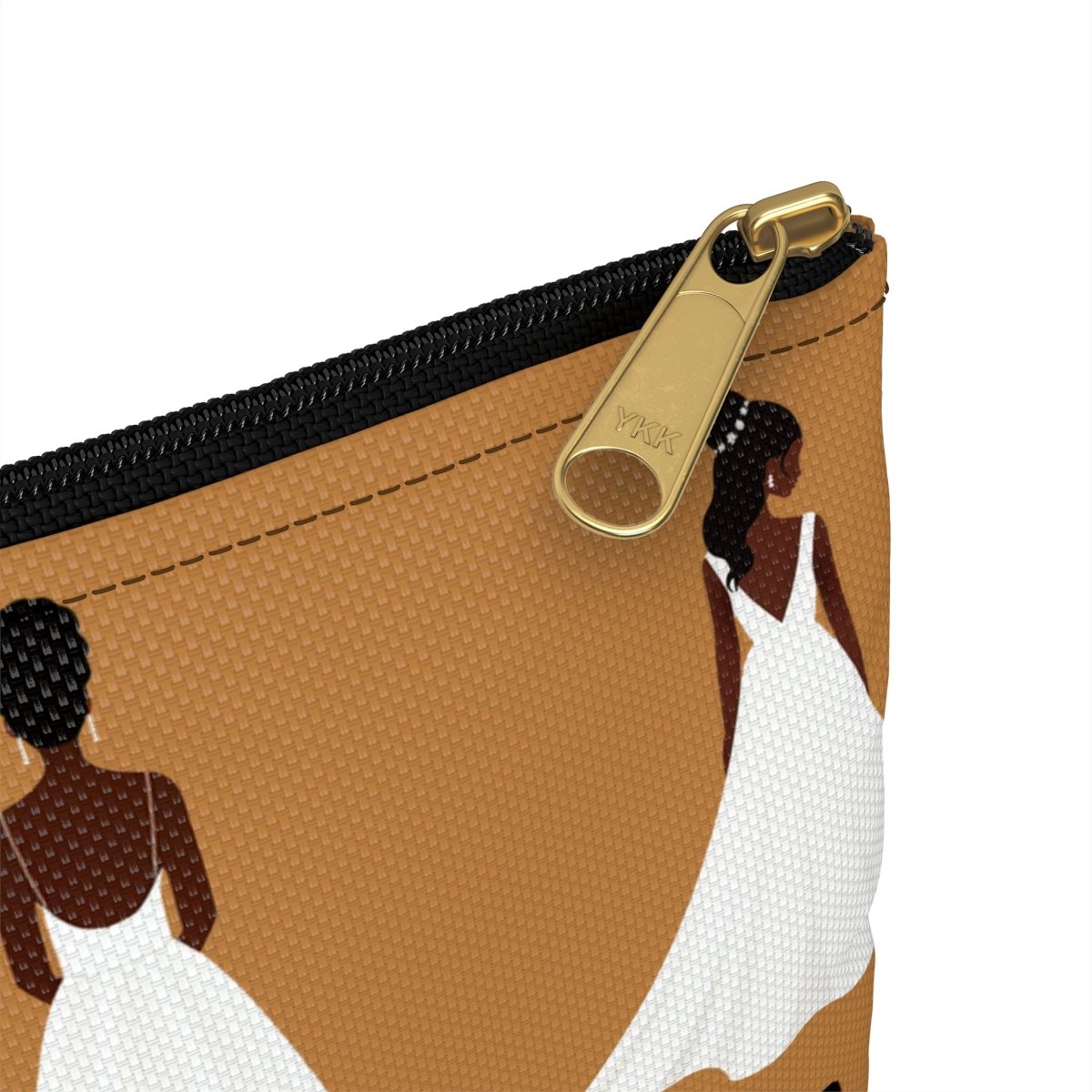 Wedding Brides Accessory Pouch - Afrocentric Art by The Trini Gee