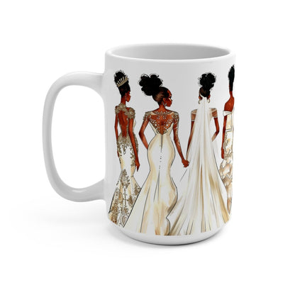 Wedding Brides Mug - Afrocentric Art by The Trini Gee