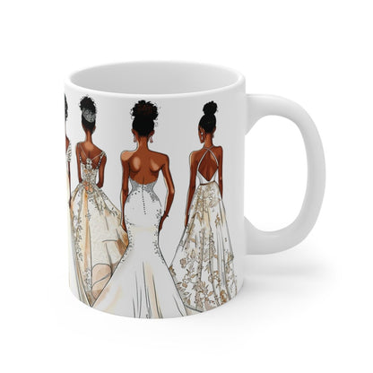Wedding Brides Mug - Afrocentric Art by The Trini Gee