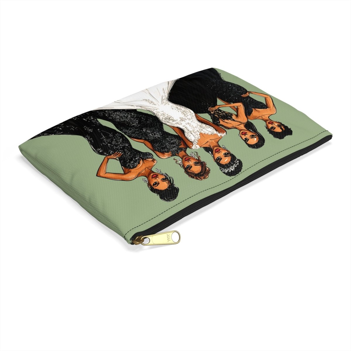 Wedding Bridesmaids Pouch - Afrocentric Art by The Trini Gee