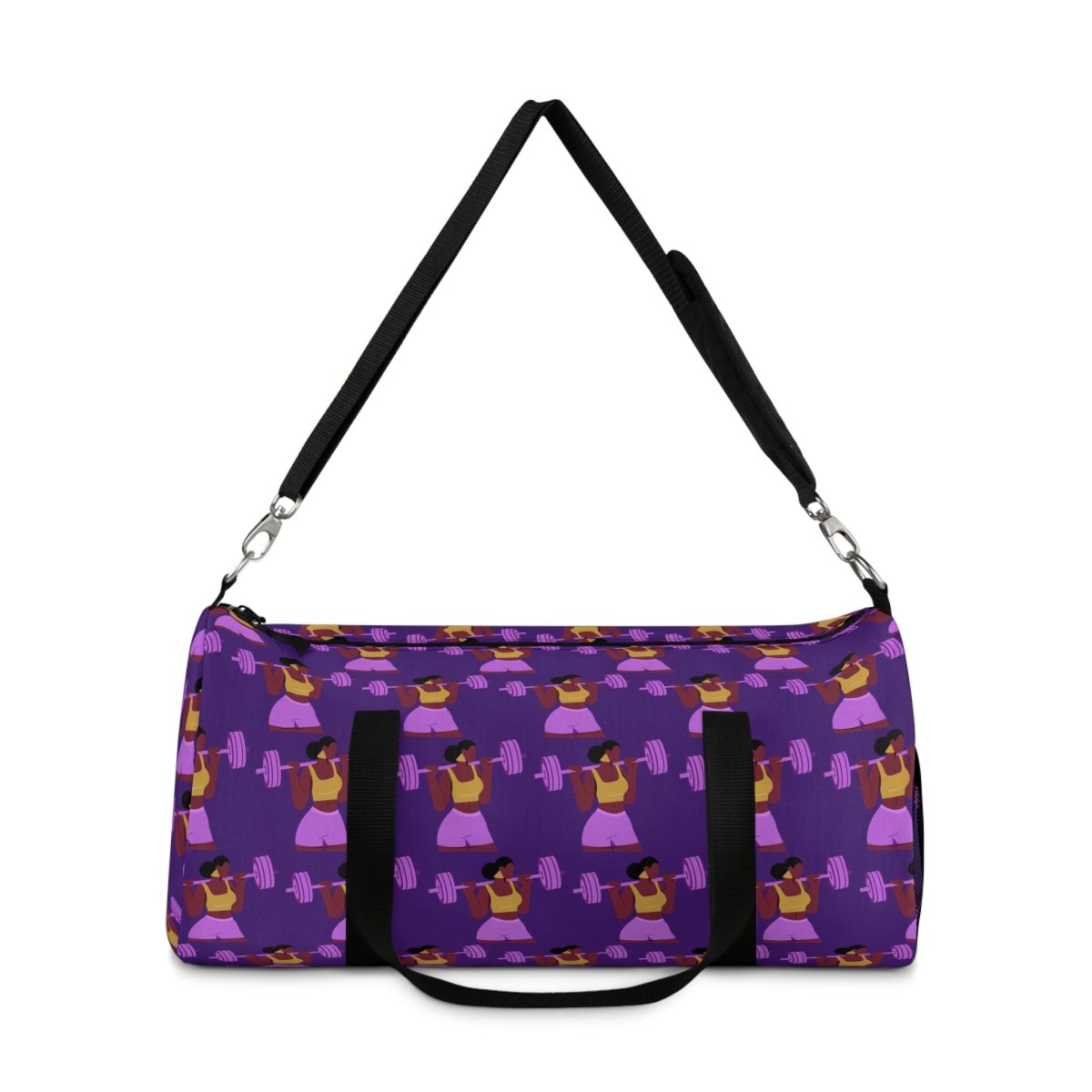 Weight Girl Duffel Bag - Afrocentric Art by The Trini Gee