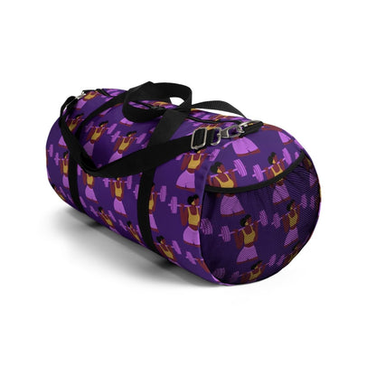 Weight Girl Duffel Bag - Afrocentric Art by The Trini Gee