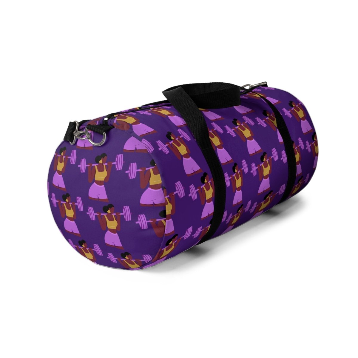 Weight Girl Duffel Bag - Afrocentric Art by The Trini Gee