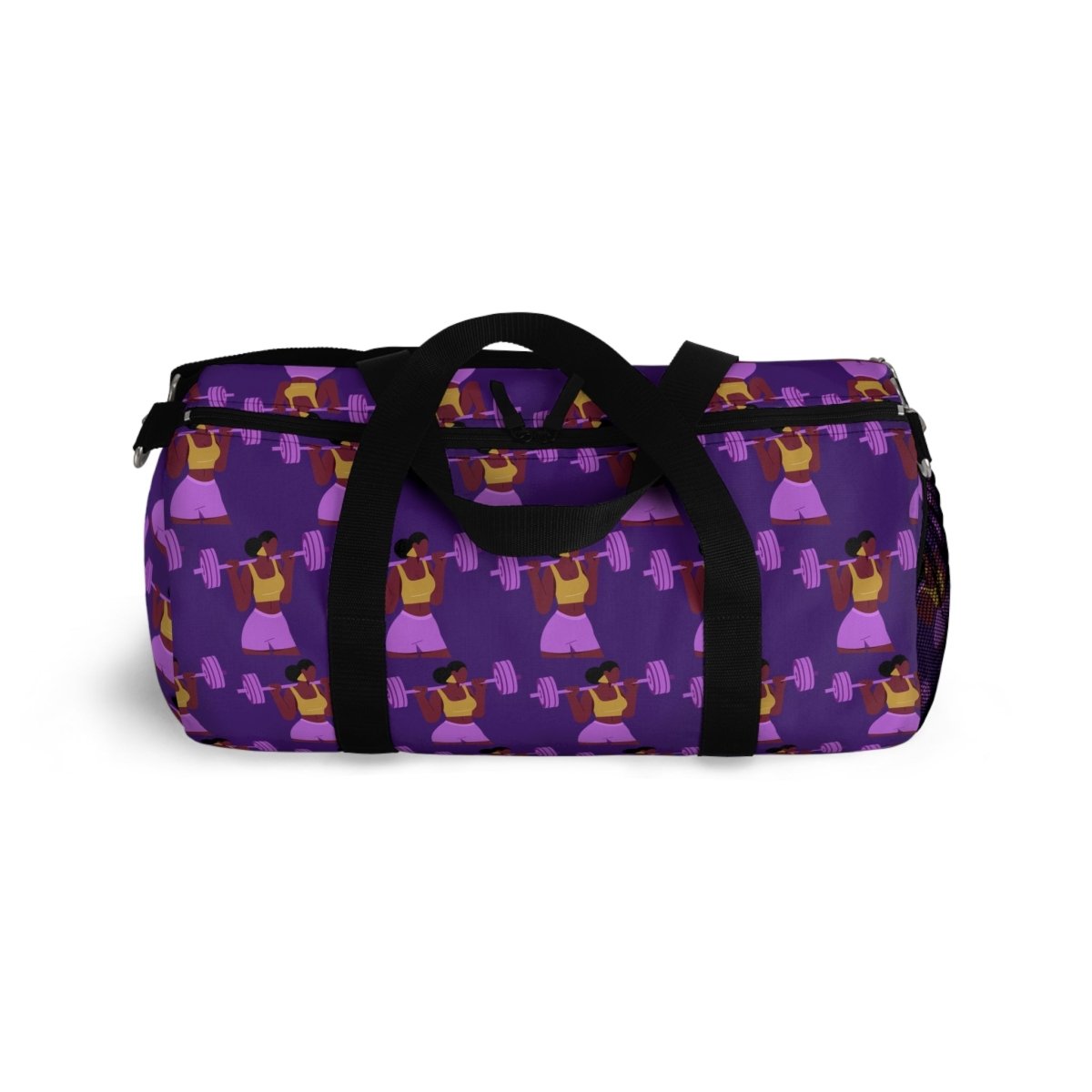 Weight Girl Duffel Bag - Afrocentric Art by The Trini Gee
