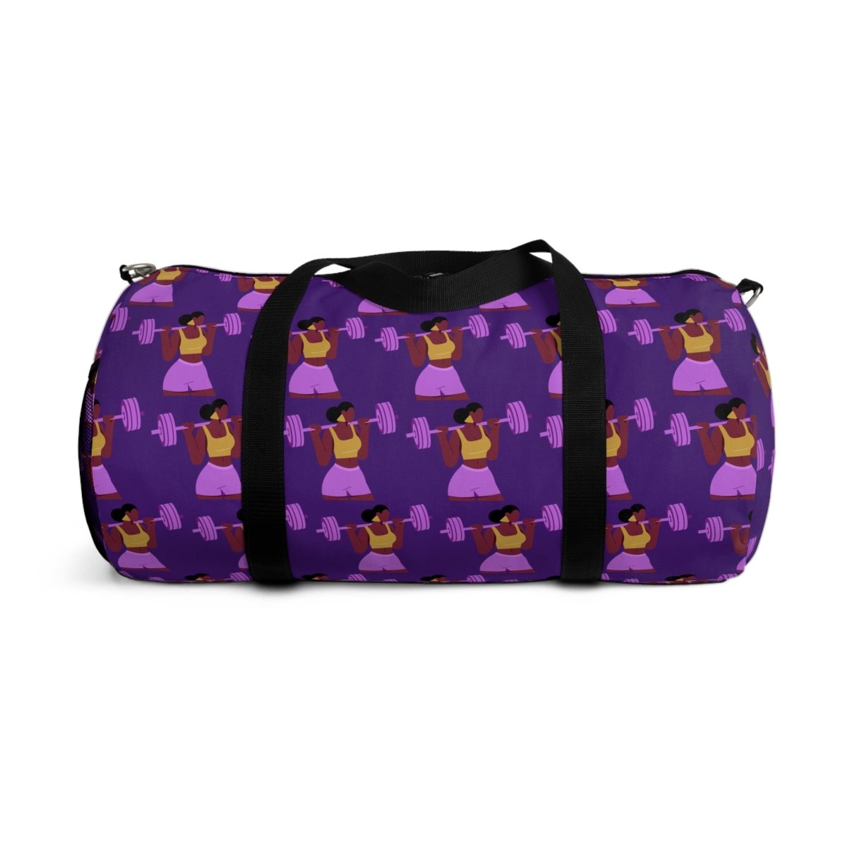 Weight Girl Duffel Bag - Afrocentric Art by The Trini Gee