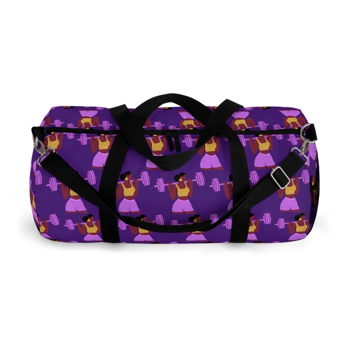 Weight Girl Duffel Bag - Afrocentric Art by The Trini Gee