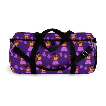Weight Girl Duffel Bag - Afrocentric Art by The Trini Gee