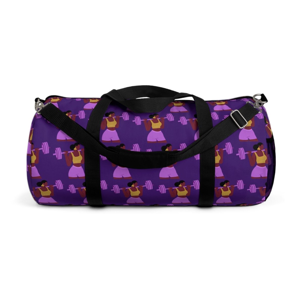 Weight Girl Duffel Bag - Afrocentric Art by The Trini Gee