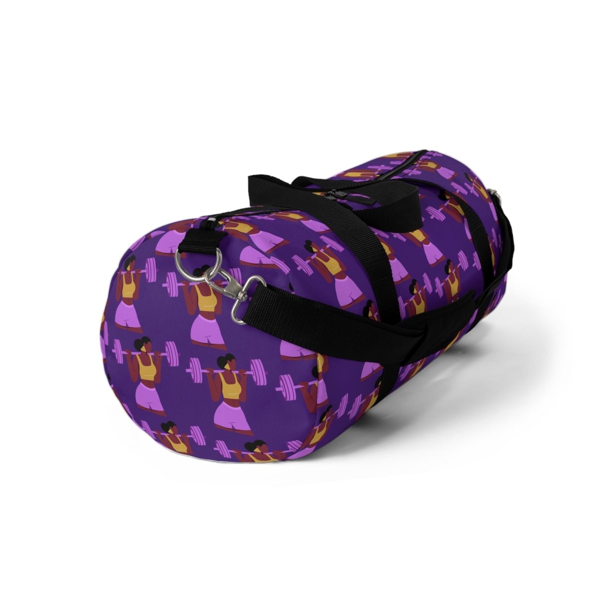 Weight Girl Duffel Bag - Afrocentric Art by The Trini Gee