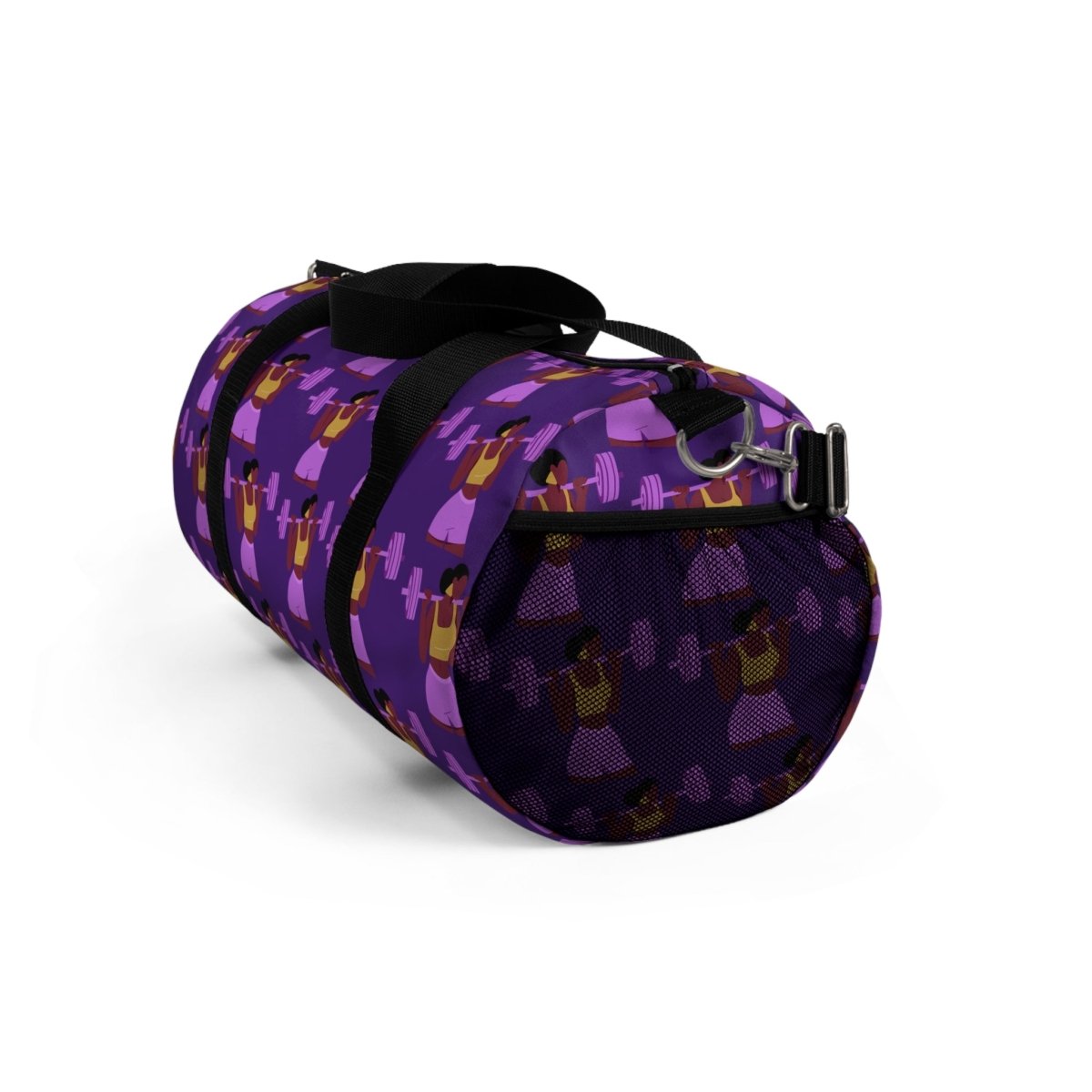 Weight Girl Duffel Bag - Afrocentric Art by The Trini Gee