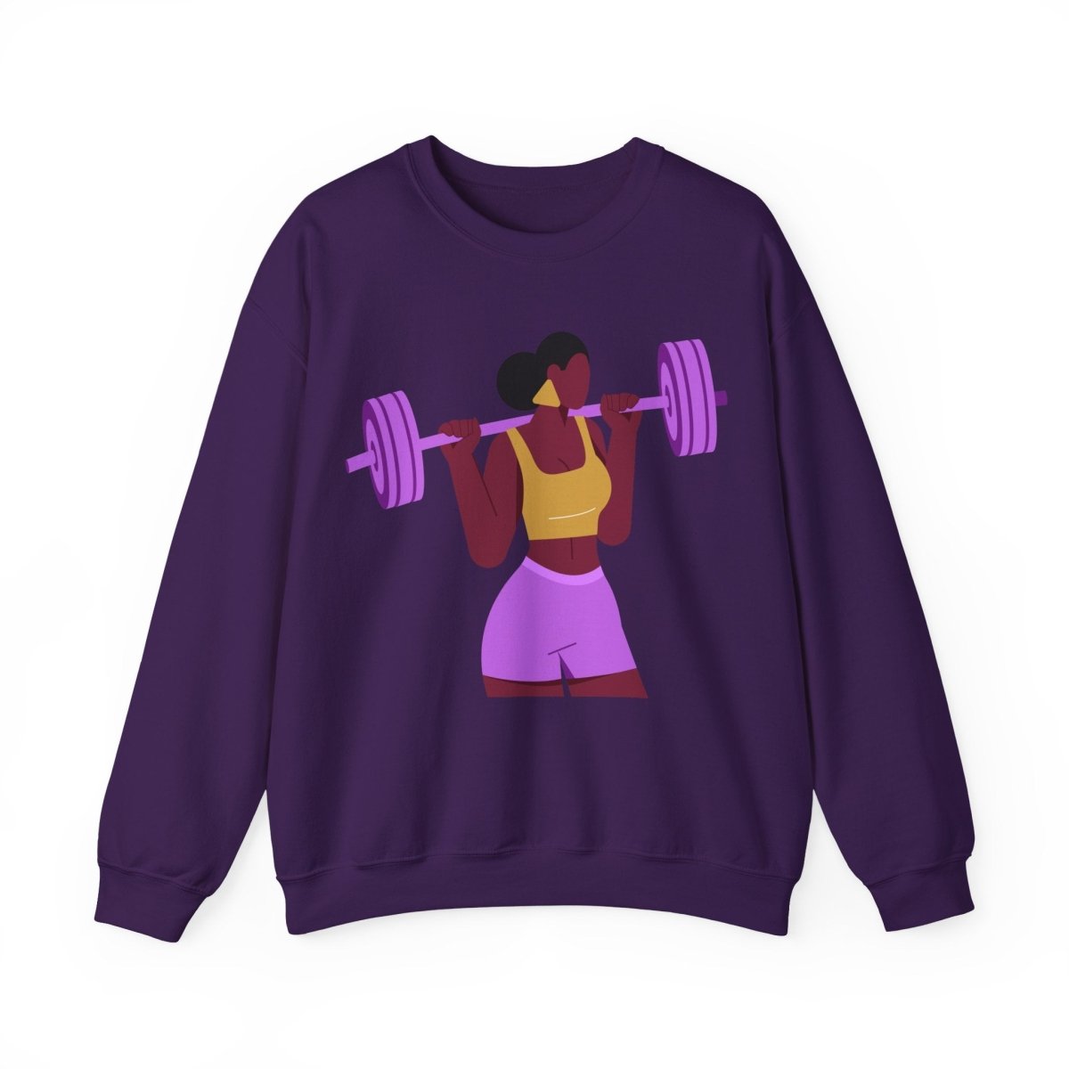 Weight Girl Sweatshirt - Afrocentric Art by The Trini Gee