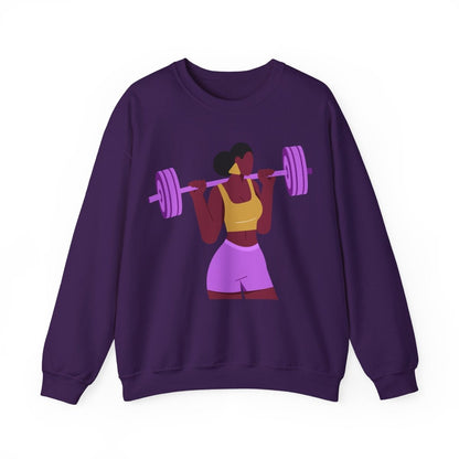 Weight Girl Sweatshirt - Afrocentric Art by The Trini Gee