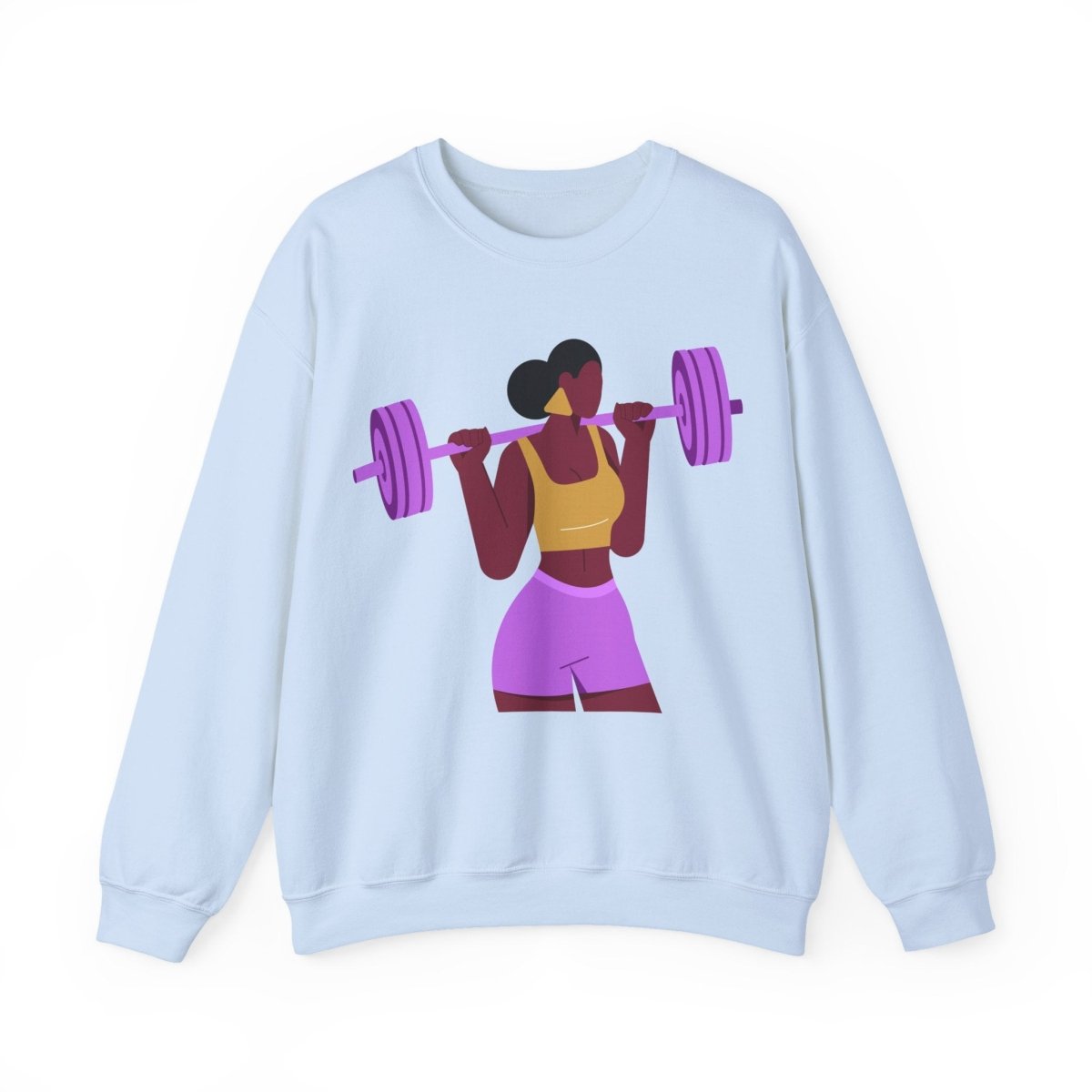 Weight Girl Sweatshirt - Afrocentric Art by The Trini Gee