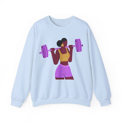 Weight Girl Sweatshirt - Afrocentric Art by The Trini Gee