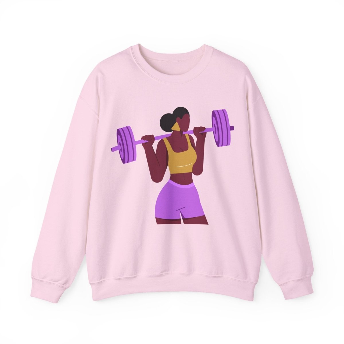 Weight Girl Sweatshirt - Afrocentric Art by The Trini Gee
