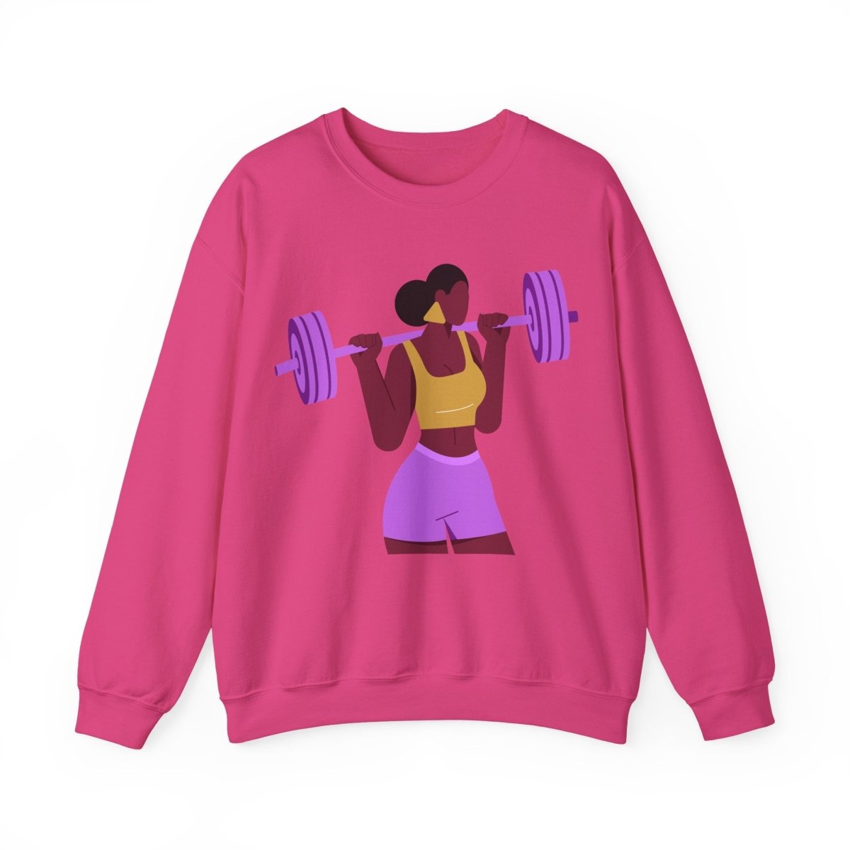 Weight Girl Sweatshirt - Afrocentric Art by The Trini Gee
