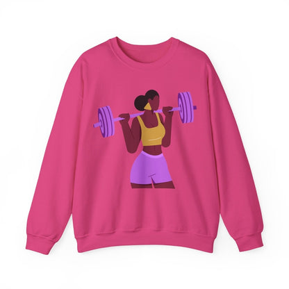 Weight Girl Sweatshirt - Afrocentric Art by The Trini Gee