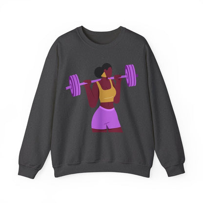 Weight Girl Sweatshirt - Afrocentric Art by The Trini Gee
