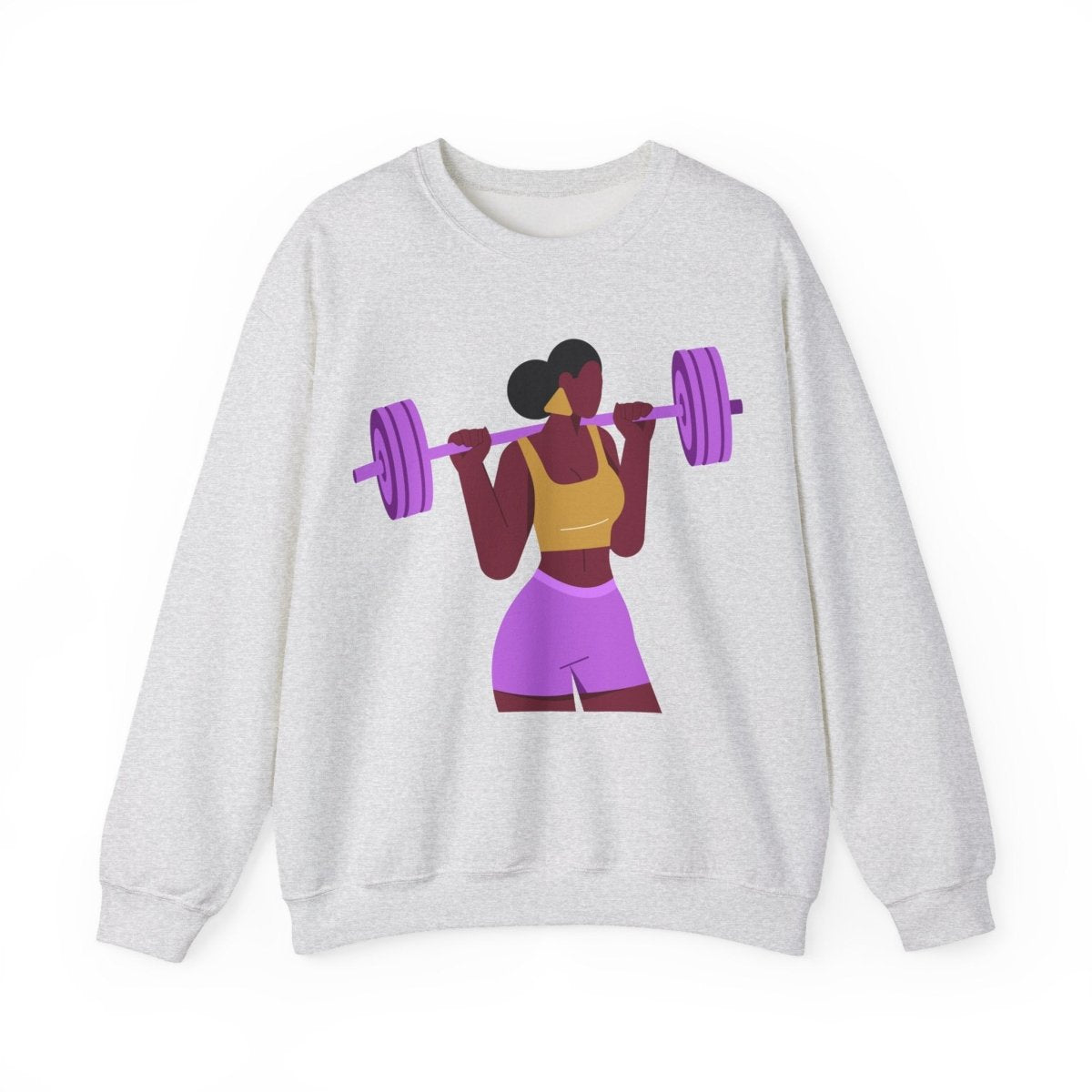 Weight Girl Sweatshirt - Afrocentric Art by The Trini Gee
