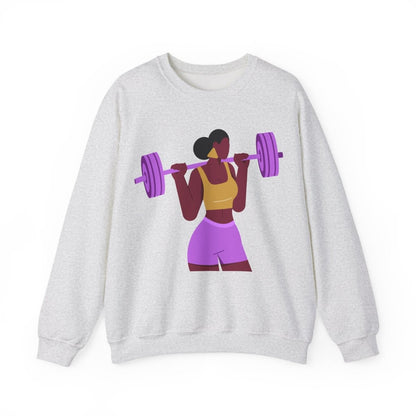 Weight Girl Sweatshirt - Afrocentric Art by The Trini Gee
