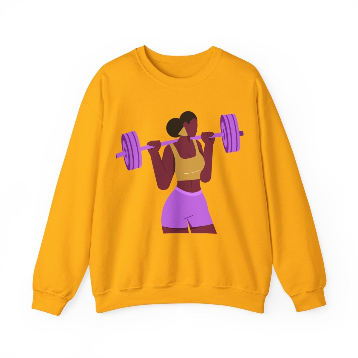 Weight Girl Sweatshirt - Afrocentric Art by The Trini Gee