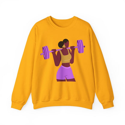 Weight Girl Sweatshirt - Afrocentric Art by The Trini Gee