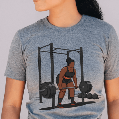 Weight Lifting Shirt - Afrocentric Art by The Trini Gee