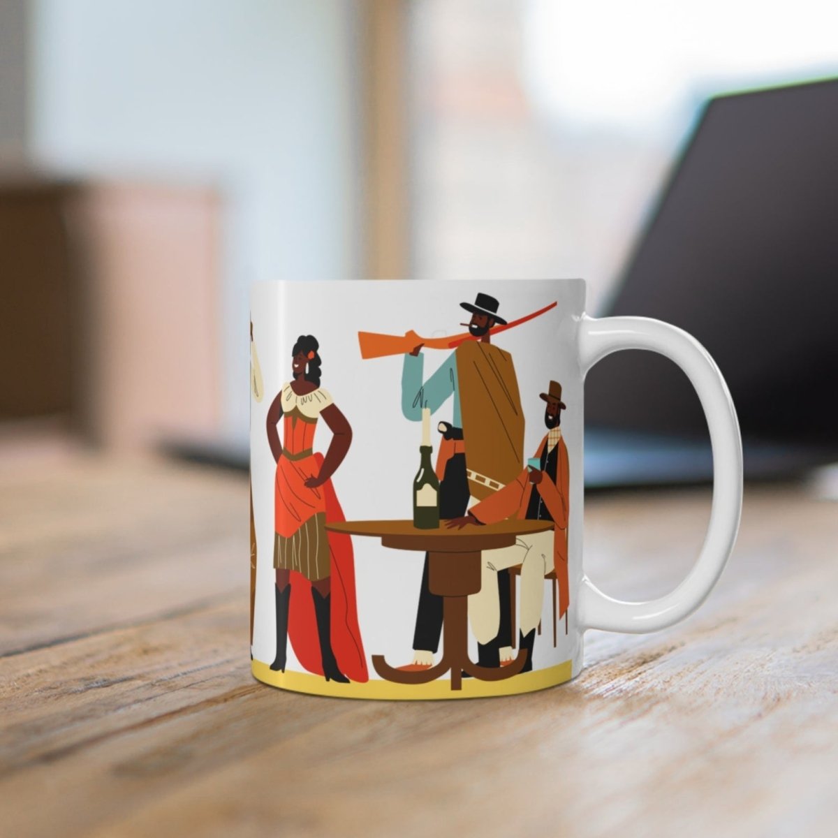 Wild West Mug - Afrocentric Art by The Trini Gee