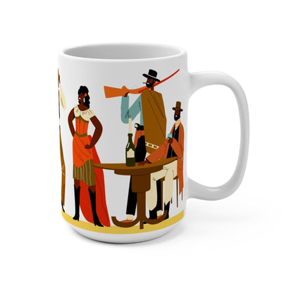 Wild West Mug - Afrocentric Art by The Trini Gee