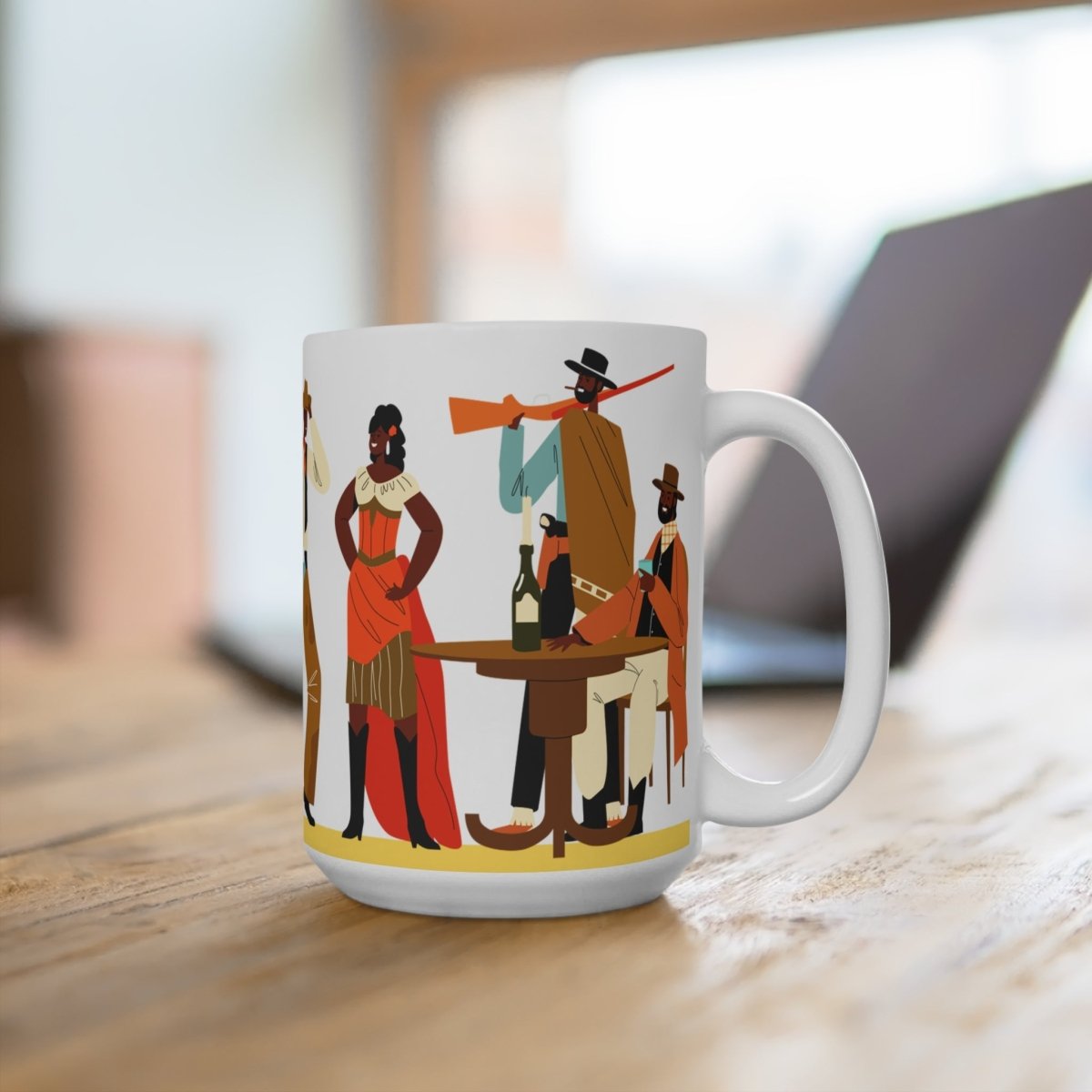 Wild West Mug - Afrocentric Art by The Trini Gee