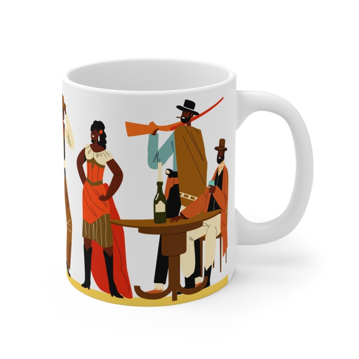 Wild West Mug - Afrocentric Art by The Trini Gee