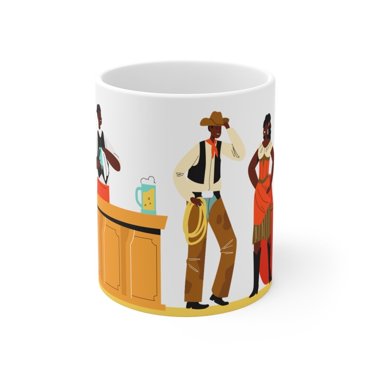 Wild West Mug - Afrocentric Art by The Trini Gee