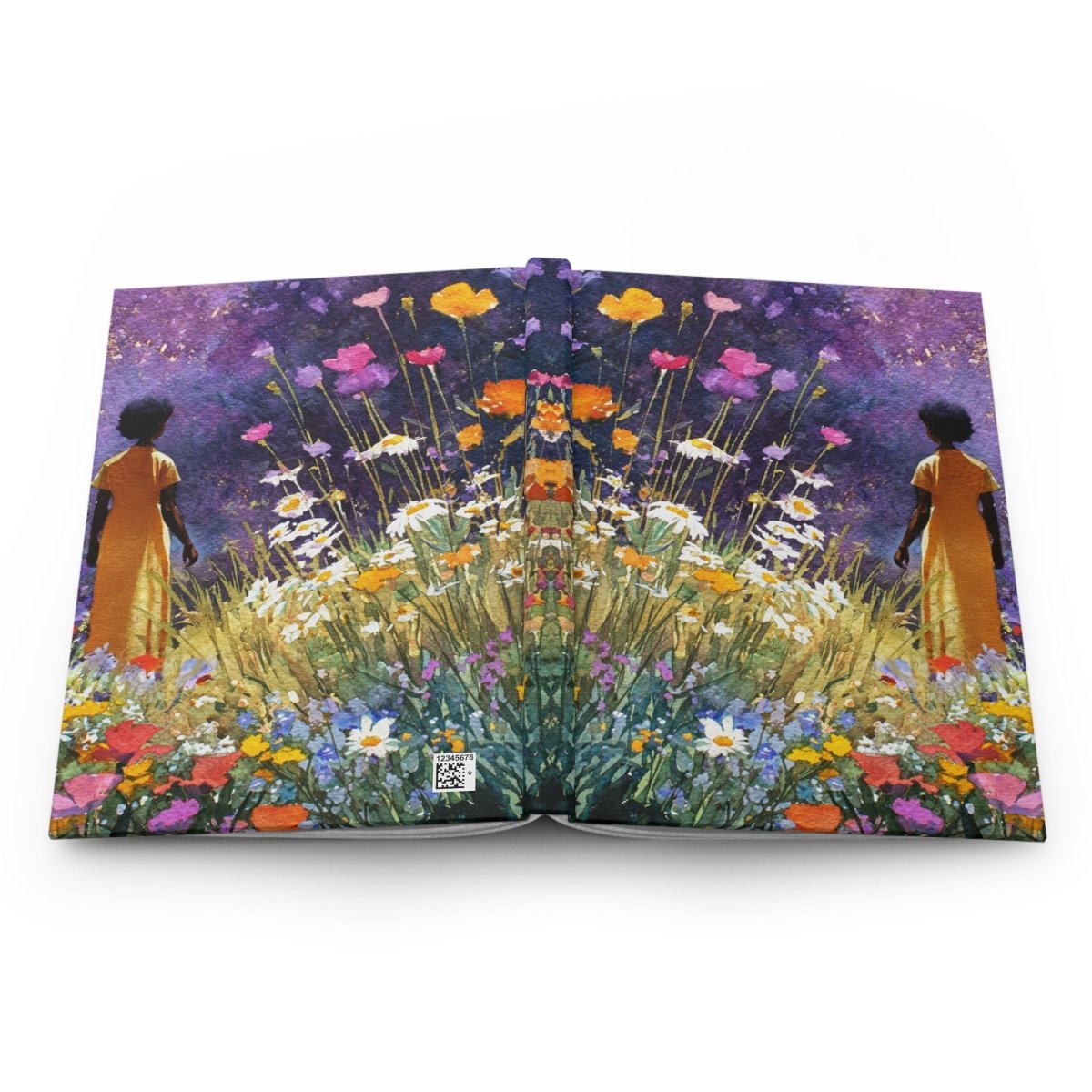 Wildflower Woman Journal - Afrocentric Art by The Trini Gee
