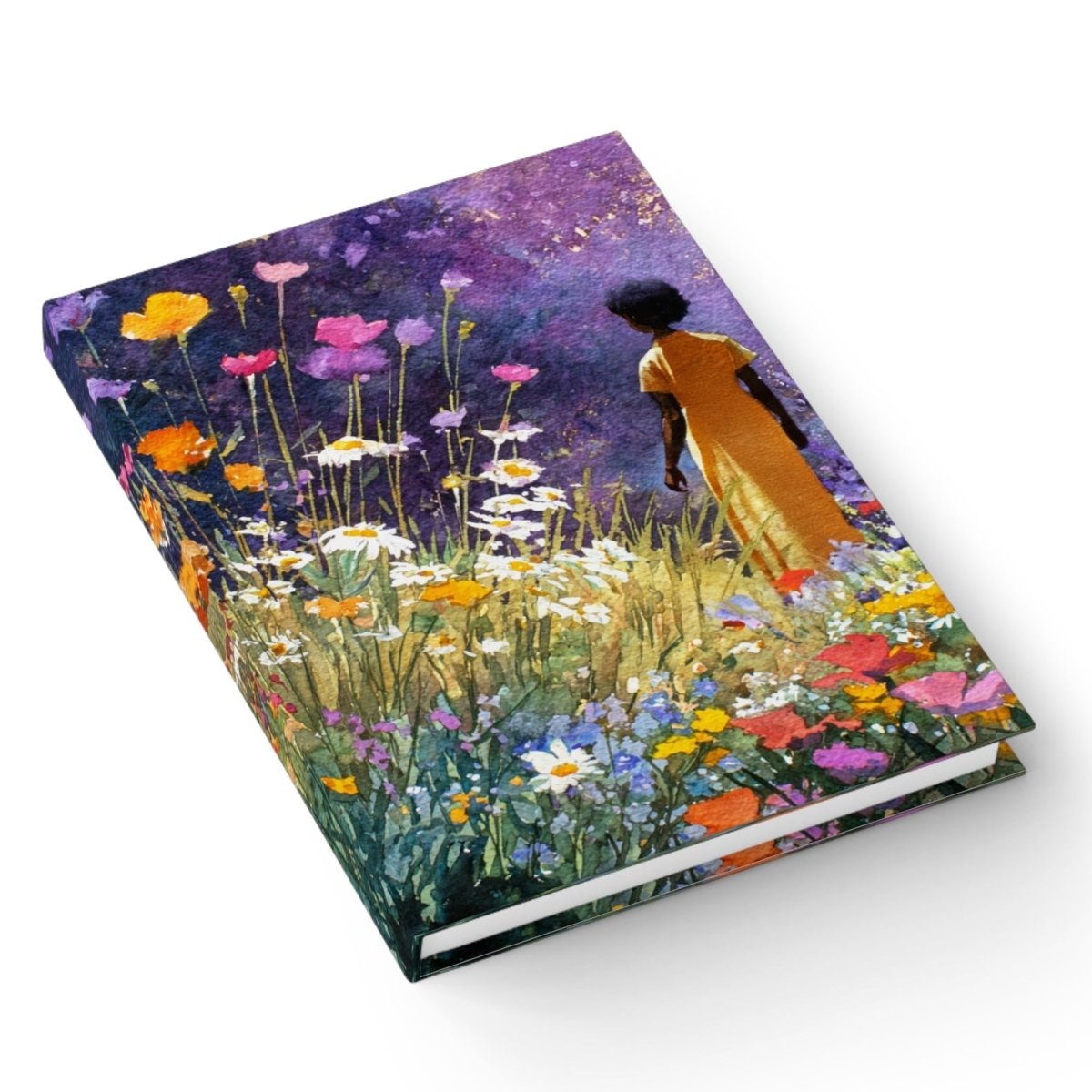Wildflower Woman Journal - Afrocentric Art by The Trini Gee