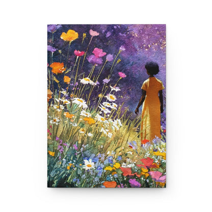 Wildflower Woman Journal - Afrocentric Art by The Trini Gee