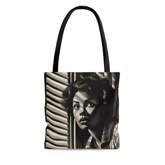 Window Watch Tote Bag - Afrocentric Art by The Trini Gee