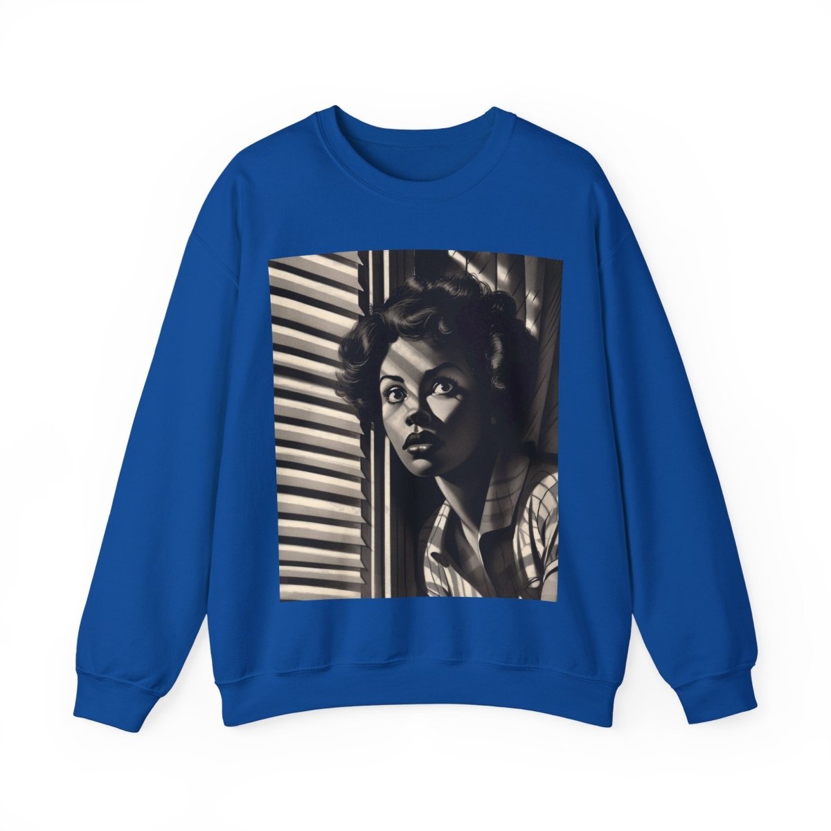 Window Woman Sweatshirt - Afrocentric Art by The Trini Gee