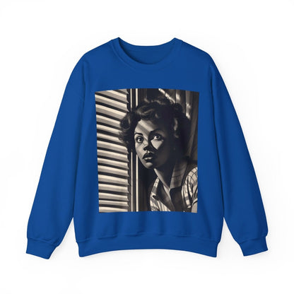 Window Woman Sweatshirt - Afrocentric Art by The Trini Gee