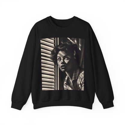 Window Woman Sweatshirt - Afrocentric Art by The Trini Gee