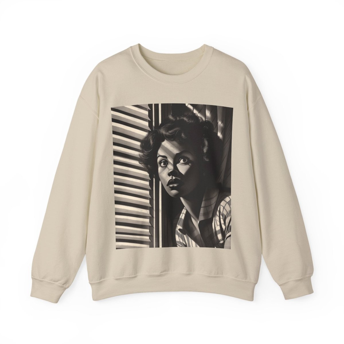 Window Woman Sweatshirt - Afrocentric Art by The Trini Gee