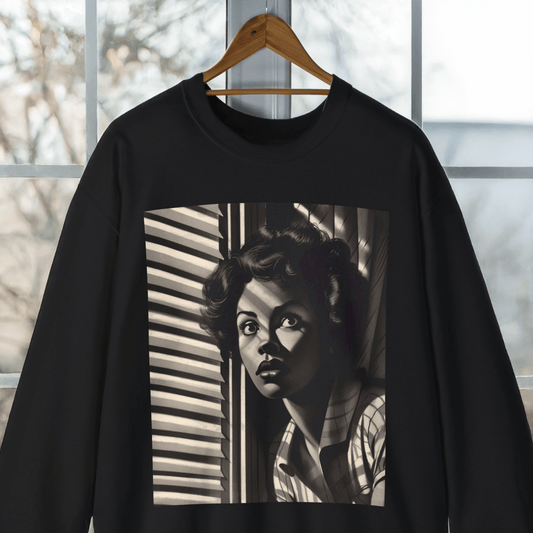 Window Woman Sweatshirt - Afrocentric Art by The Trini Gee