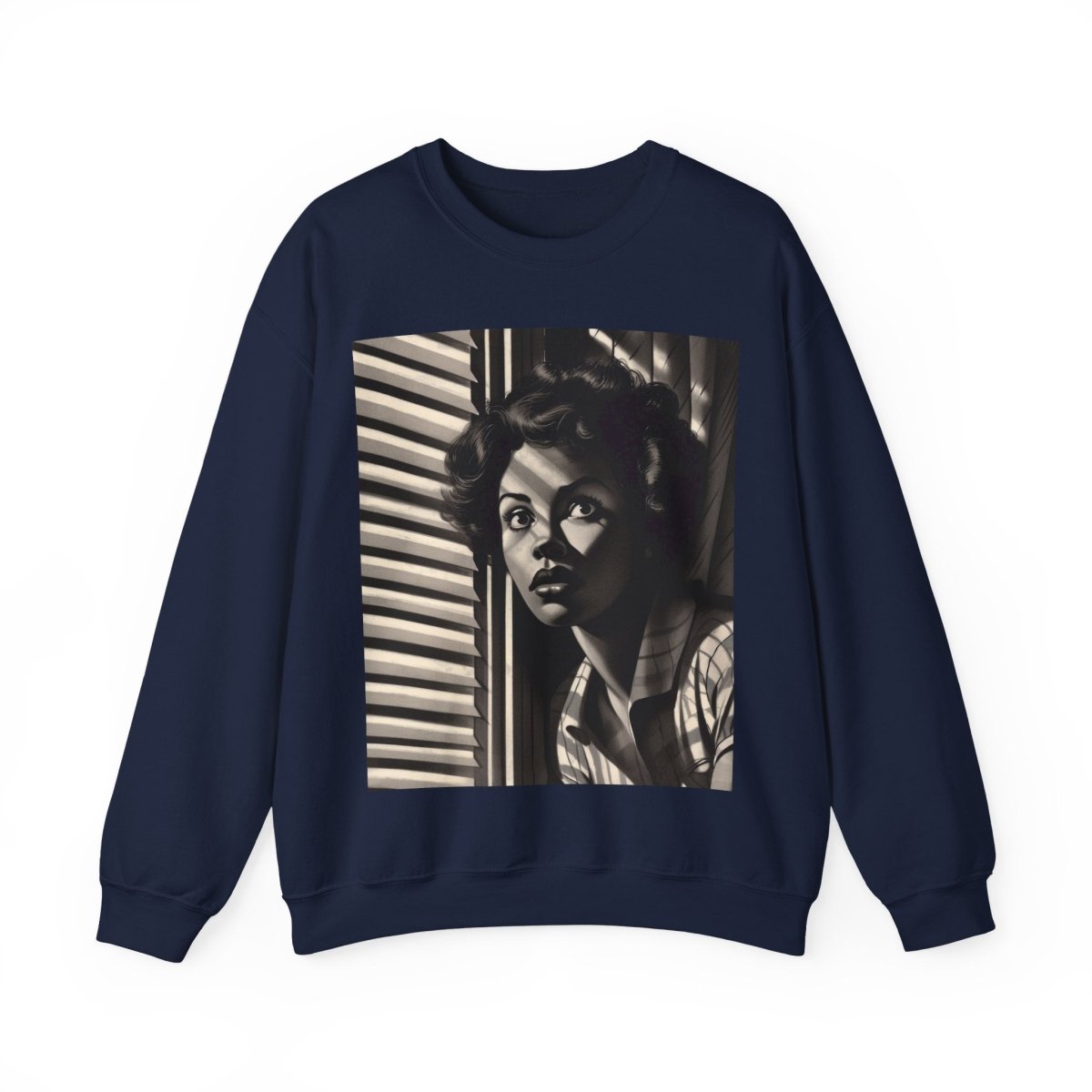Window Woman Sweatshirt - Afrocentric Art by The Trini Gee
