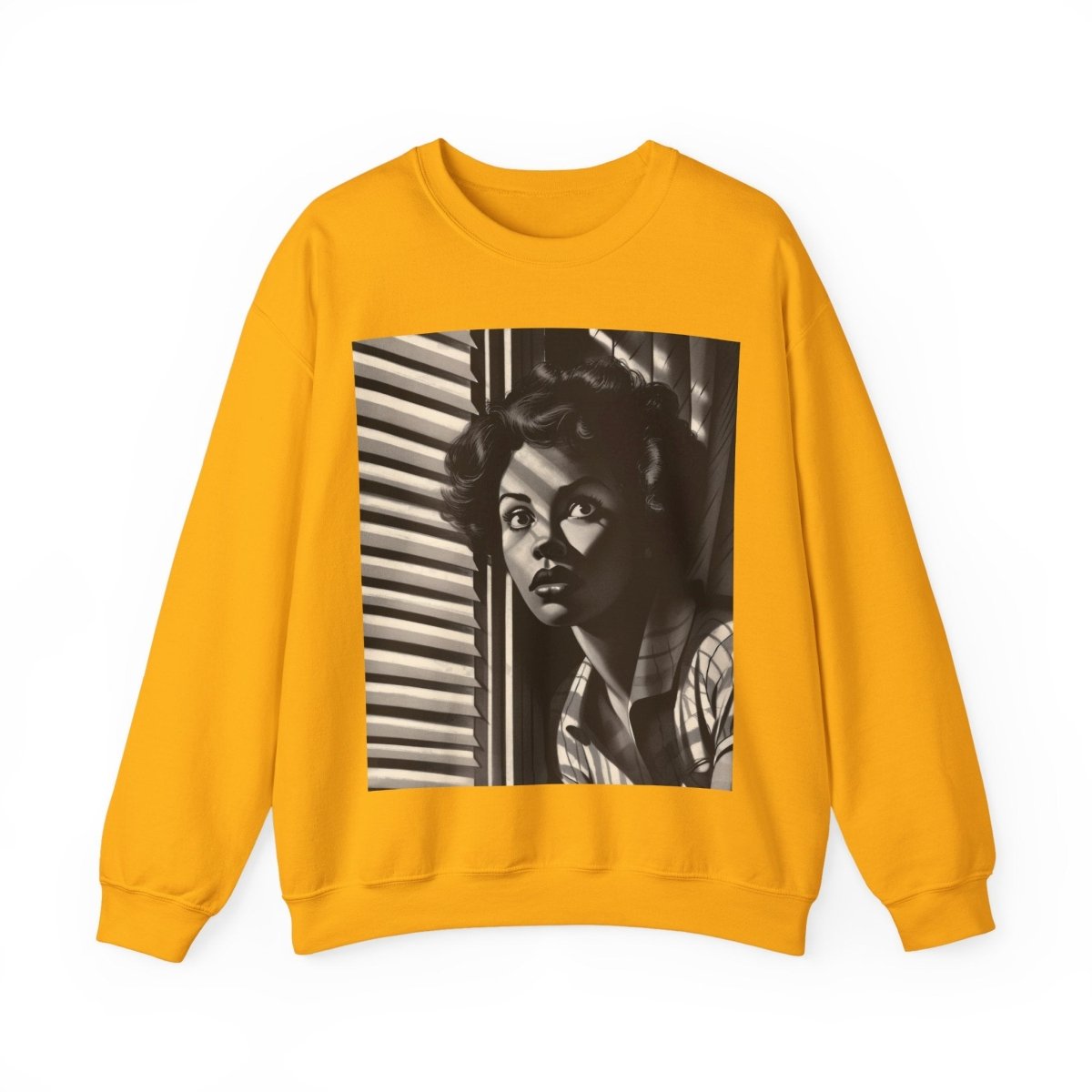Window Woman Sweatshirt - Afrocentric Art by The Trini Gee